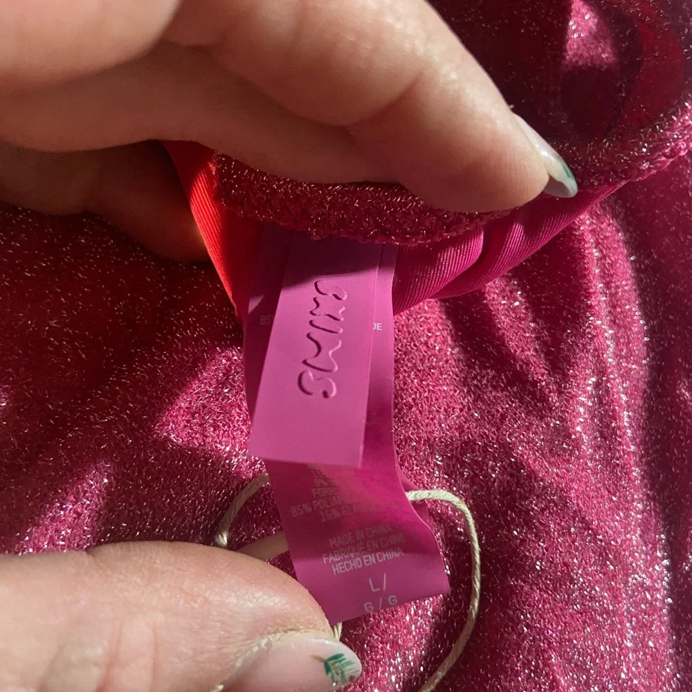 NWT Skims Swim Shimmer Coverup Dress - Picture 4 of 5